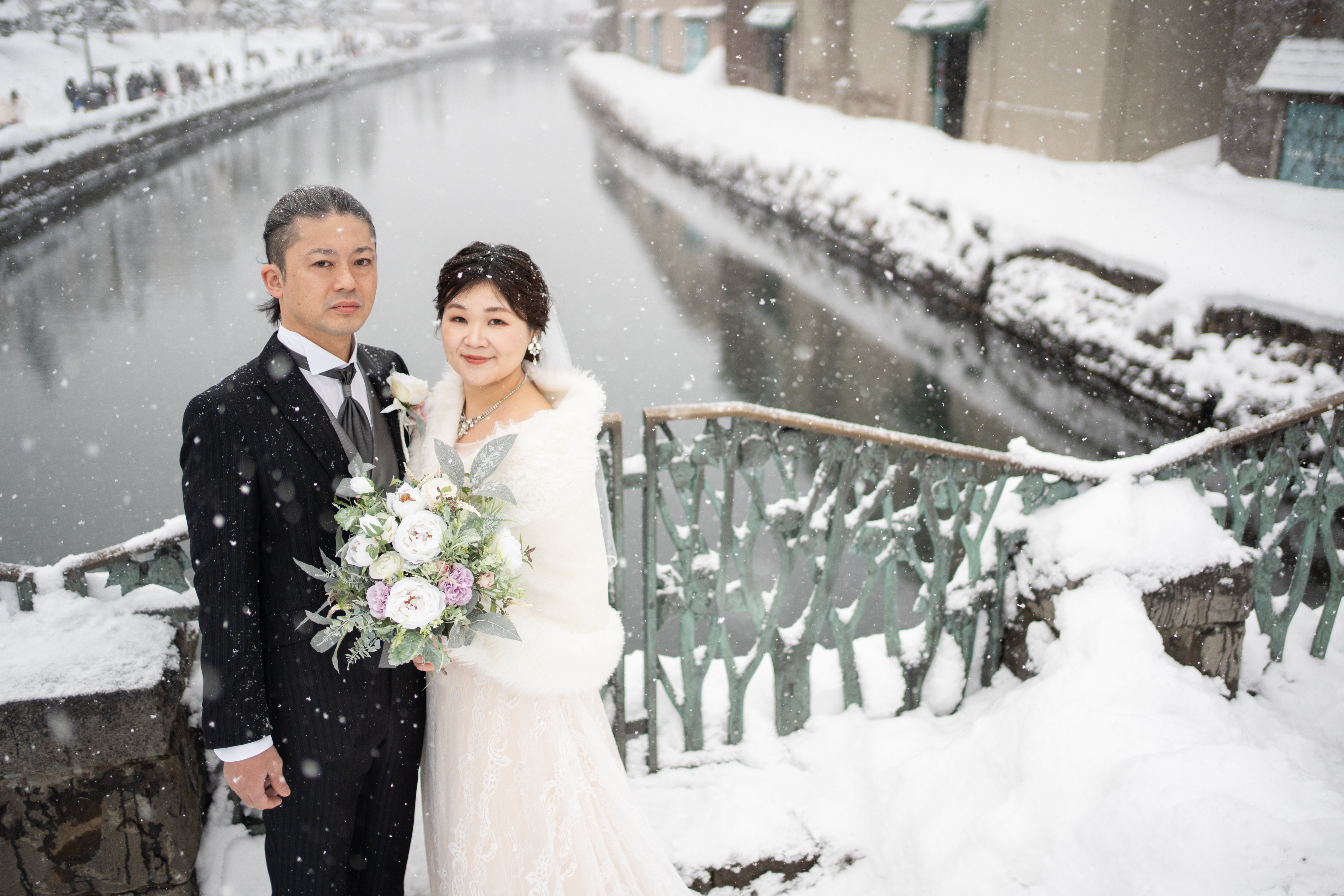 雪と運河が紡ぐ、小樽 冬のロケーション撮影